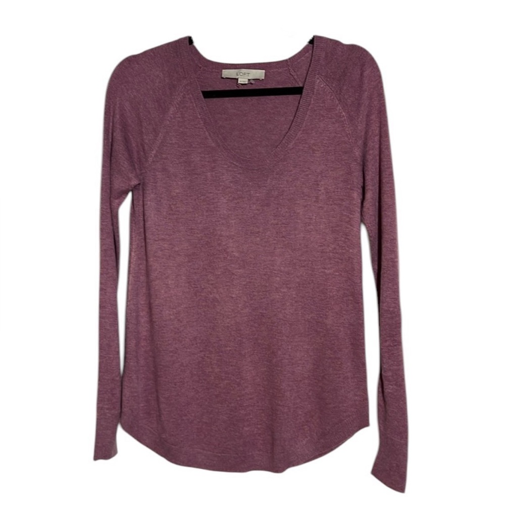 Loft Super Soft Scoop Neck Long Sleeve Sweater - SZ: XS